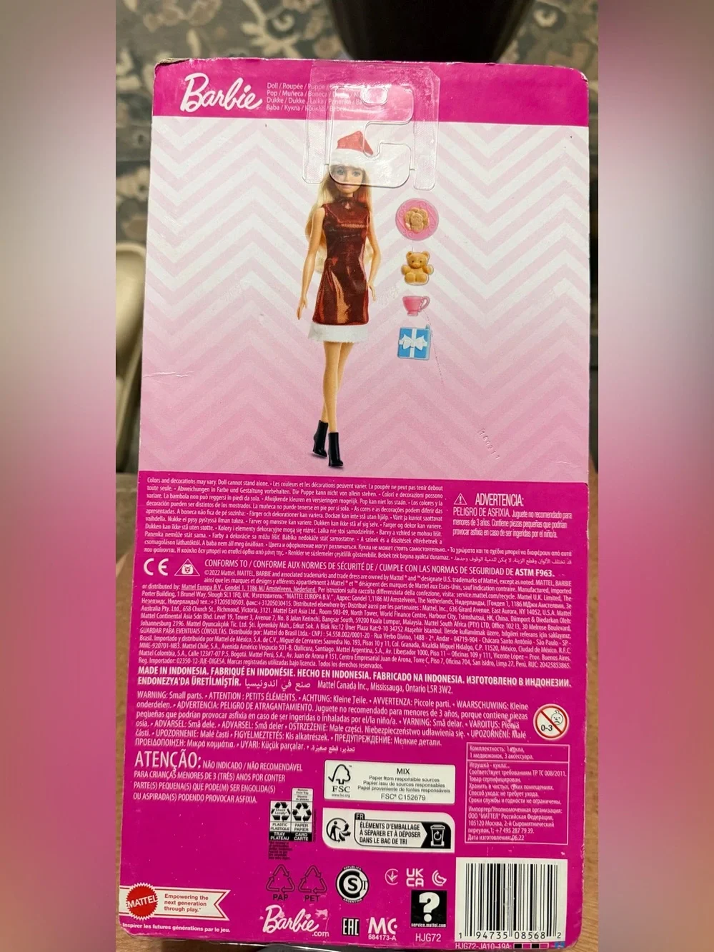 Barbie Red and White Holiday Party Doll